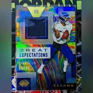 2020 Panini Illusions Great Expectations Darrynton Evans Rookie Jersey Relic
